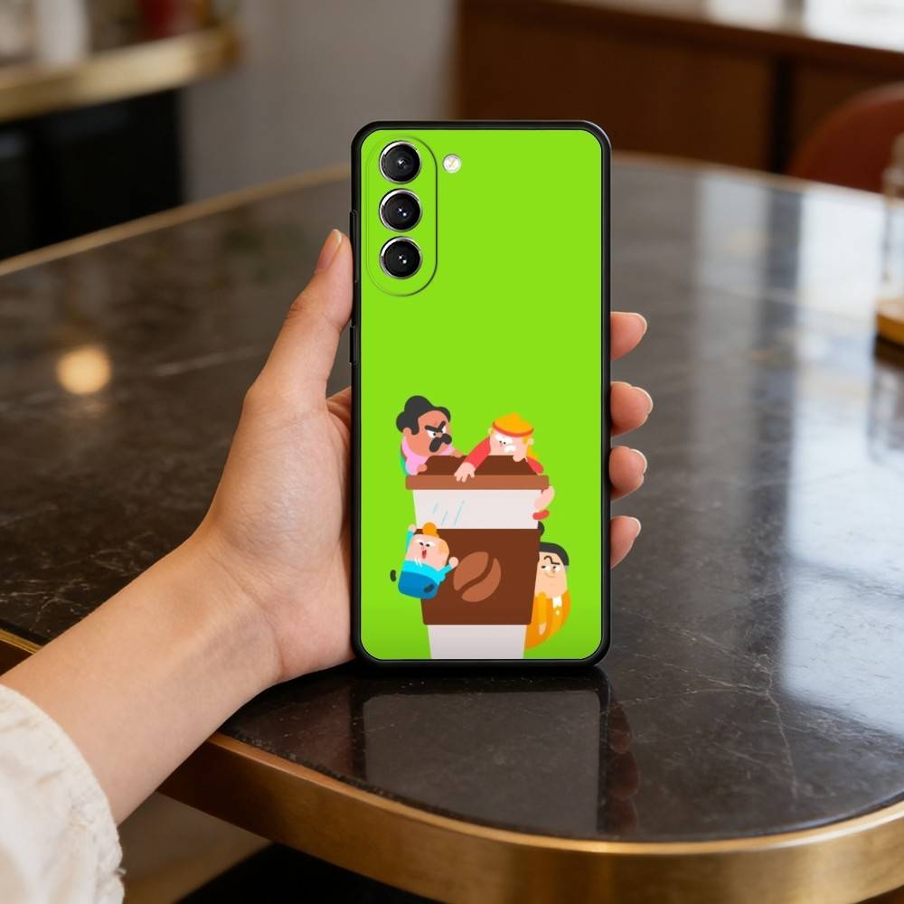 

F-Забавный C-Милый D-Duolingo Чехол для Samsung Galaxy S21 S25 FE S24 S23 Ultra S20 S9 S22 Plus S10 TPU Чехол Samsung S21lite