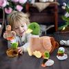 Zomiboo 5 Pieces Duck Stuffed Animals Plush Toys Includes Big Stuff Mommy Duck with 4 Little Baby Duck Soft Duck Family Plush with Zipper Pouch for