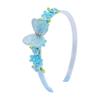 Handmade Children Girls Headband Flower Butterfly Kids Hair Head Hoop Bands  Headdress Accessories