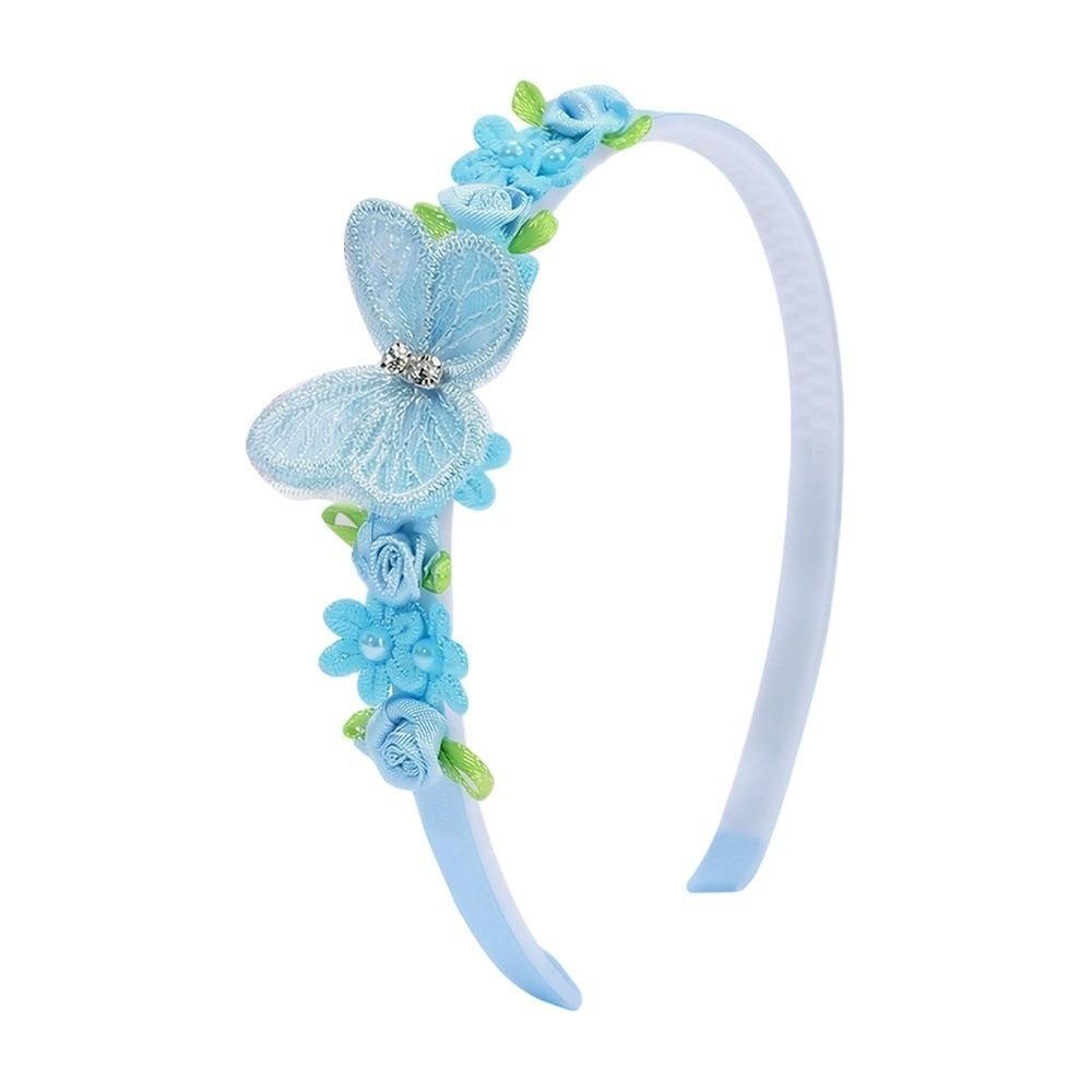 Handmade Children Girls Headband Flower Butterfly Kids Hair Head Hoop Bands Headdress Accessories