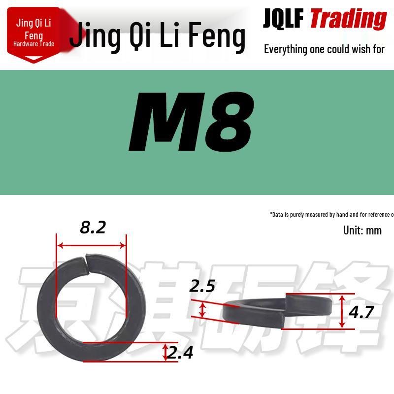 High-Strength Blackened Spring Washer M3-M64 GB93