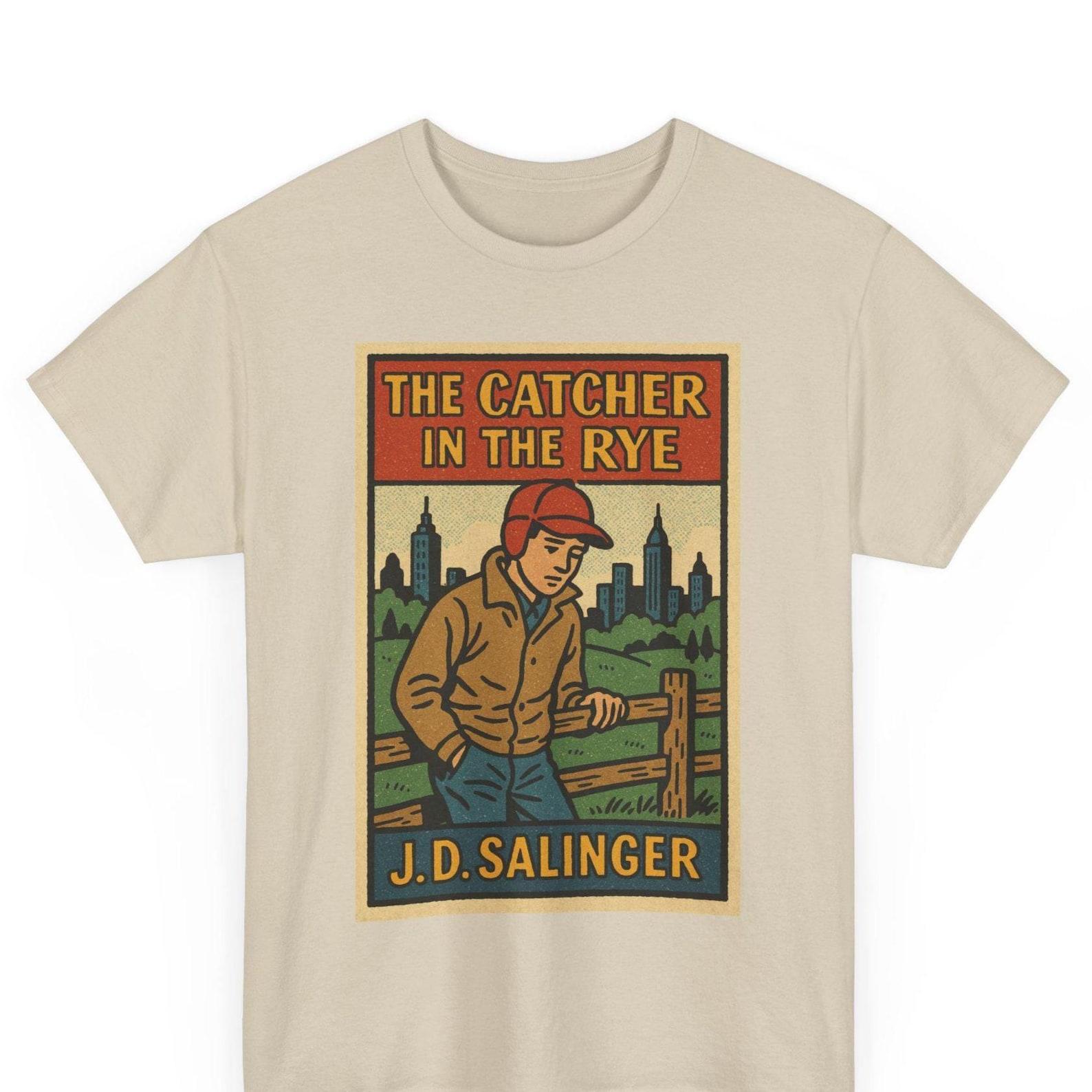 Catcher in the Rye T-Shirt: Retro Comic Book Literary Tee S