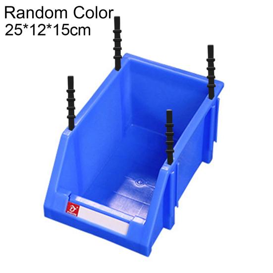 Stackable Plastic Small Parts Container Box Shelf Screw Storage Bin Organizer