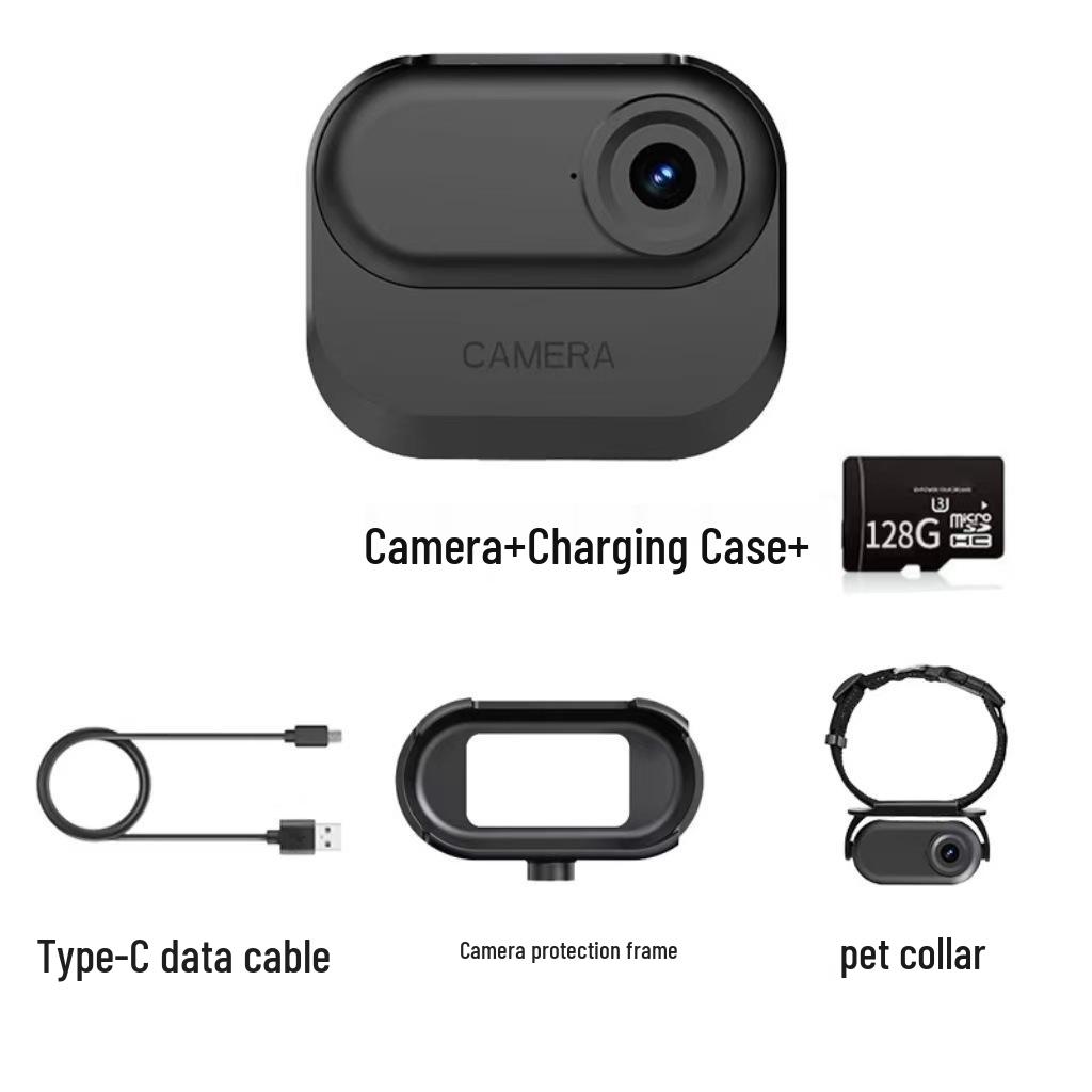 Portable Cross-Border Chest and Neck Action Camera for Vlogging, Student, and Pet Recording