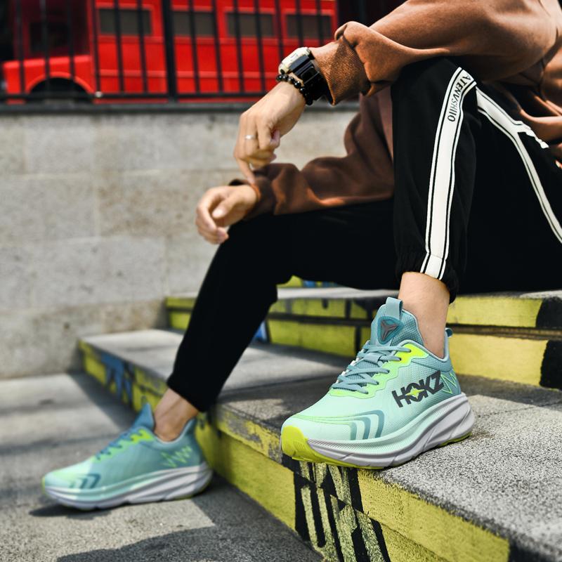 Fashion PARZIVAL Men's Sneaker Air Cushion Runner Trainers Tenis Marathon Sports Running Shoes Women Outdoor Athletic Speciality Sneaker