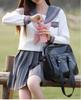 Cedar Eight Sailor Gray x Long JK High School High School Set Suit, Pink, Sleeve, Costume, Uniform, Girl, Student, Cosplay, 3-Piece (M)