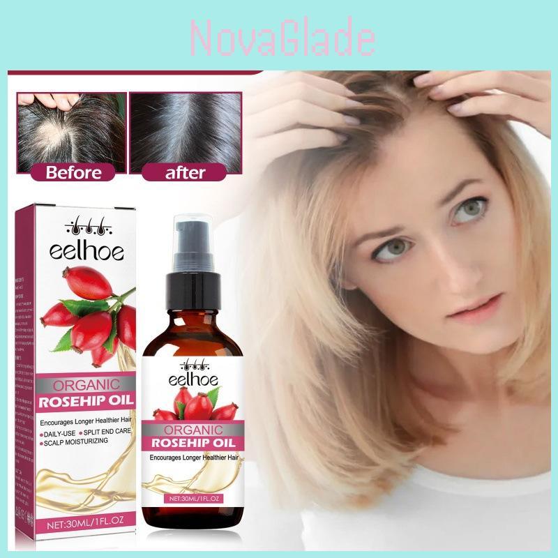 Eelhoe Nourishing Rosehip Oil For Hair Moisturizing And Strengthening 30ml Bottle