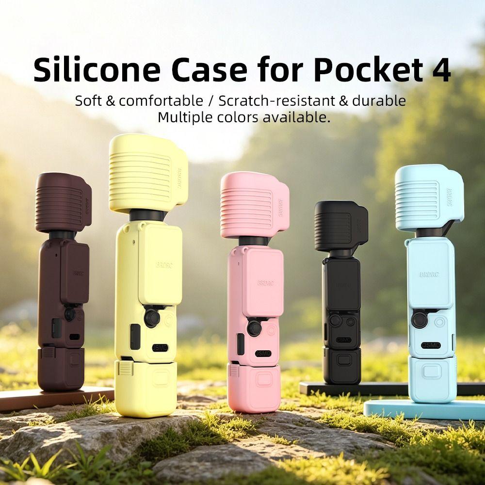 Silicone Protective Case Anti-Scratch Full Coverage Screen Proetctor Shockproof Lens Cover for DJI Osmo Pocket 1