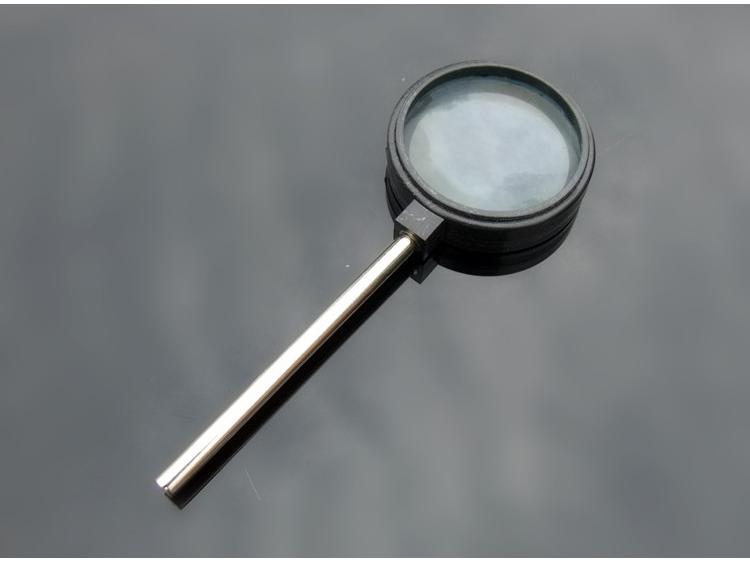 Magnifying Glass Model Tool, 50mm Convex Lens, 300mm Focal Length for Physics Teaching.