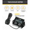 Tachometer,Small Engine Tachometer,Car Accessories Tachometers for Small Engines,Waterproof Inductive Tachometers for Chaaw Marine ATV Motorcycle UTV