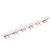 PIN TYPE Copper Busbar 2P 12 Way PVC Good Conductivity for Circuit Breaker Distribution Box