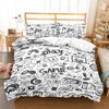Print Game Bedroom Bedclothes Pillowcases Duvet Cove Set For Boy Fashion Design Teenager Bedding Set For Boys Full Twin Queen