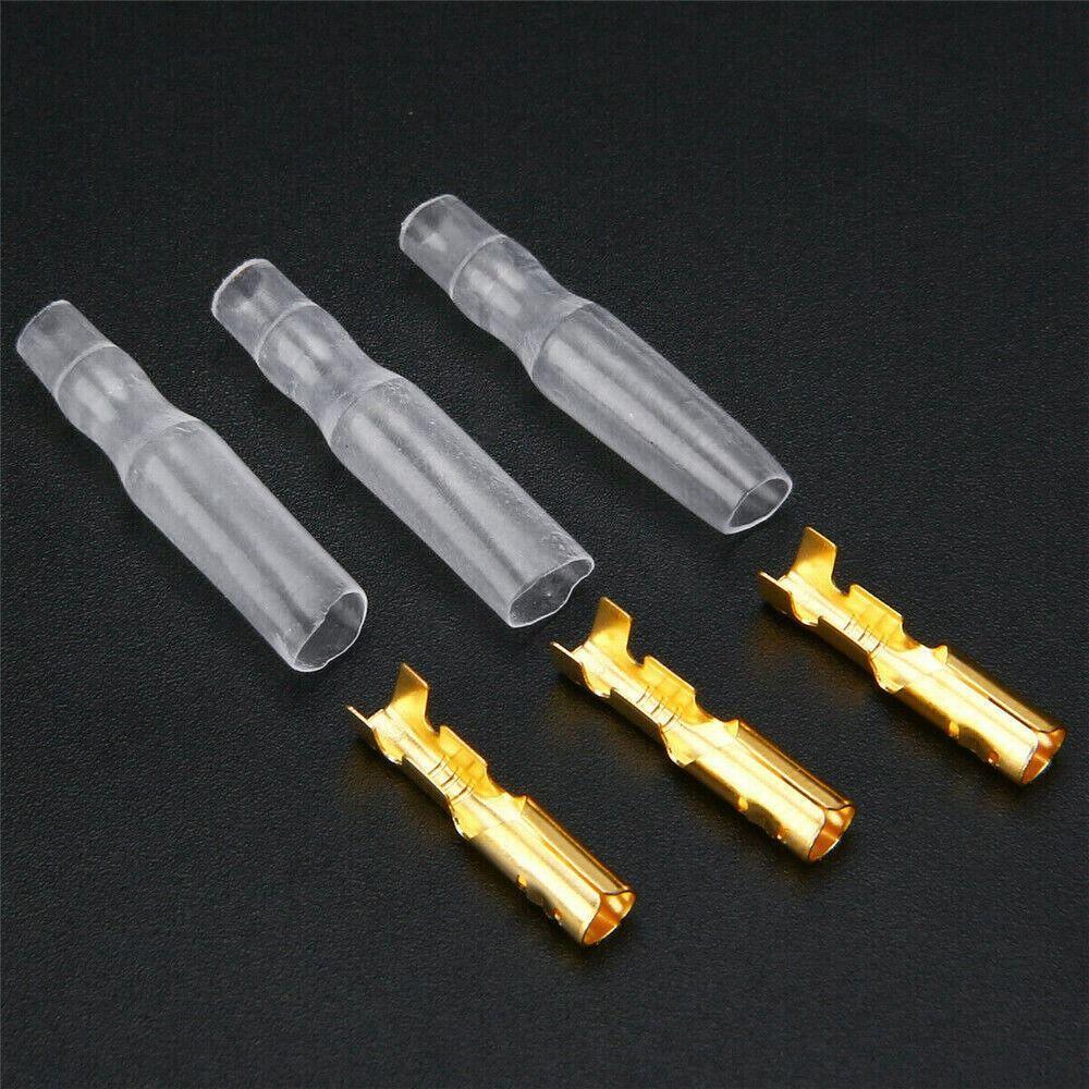 4.0mm Crimp Terminal Female Male Terminal Connector New Insulating Sleeves  Car Electrical