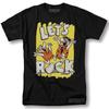 Feuerstein Familie Lets Rock Shirt Klassisches Retro Vintage Grafikdesign T-Shirt