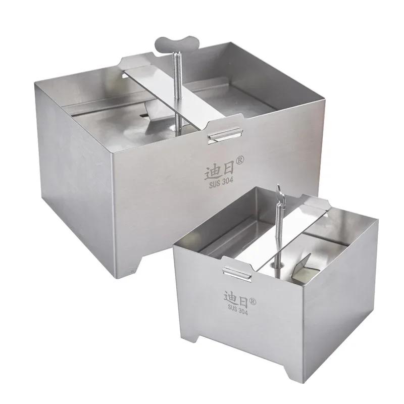 Tofu Presas Sūrio Gamybos Formos Gamintojas Metalinė Forma Pelėsis Varškės Įrankis Sojų Pupelių Dėžutė Spaudėjas Vandens Kinų Sietelis Rinkinys Tempeh Spaudėjas