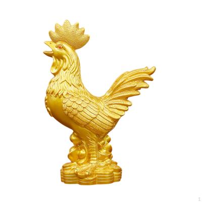 Figura decorativa de gallo para exhibir en el hogar y regalar.