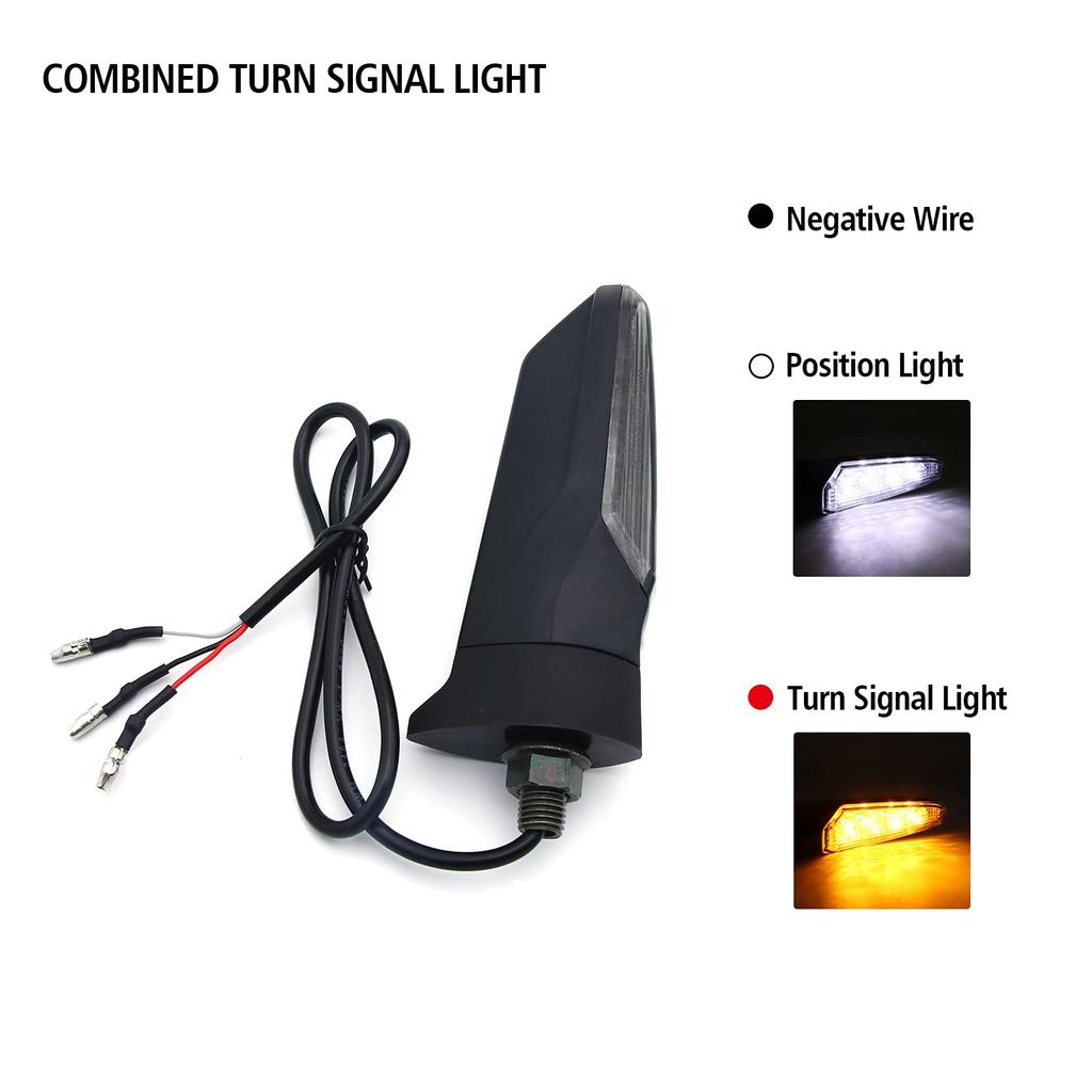 Universal Motorcycle High Brightness LED Turn Lamp Yamaha Kawasaki Z800 Honda CBR1000 CBR600 Suzuki GSX Turn Signal Position Lamp Signal/Position