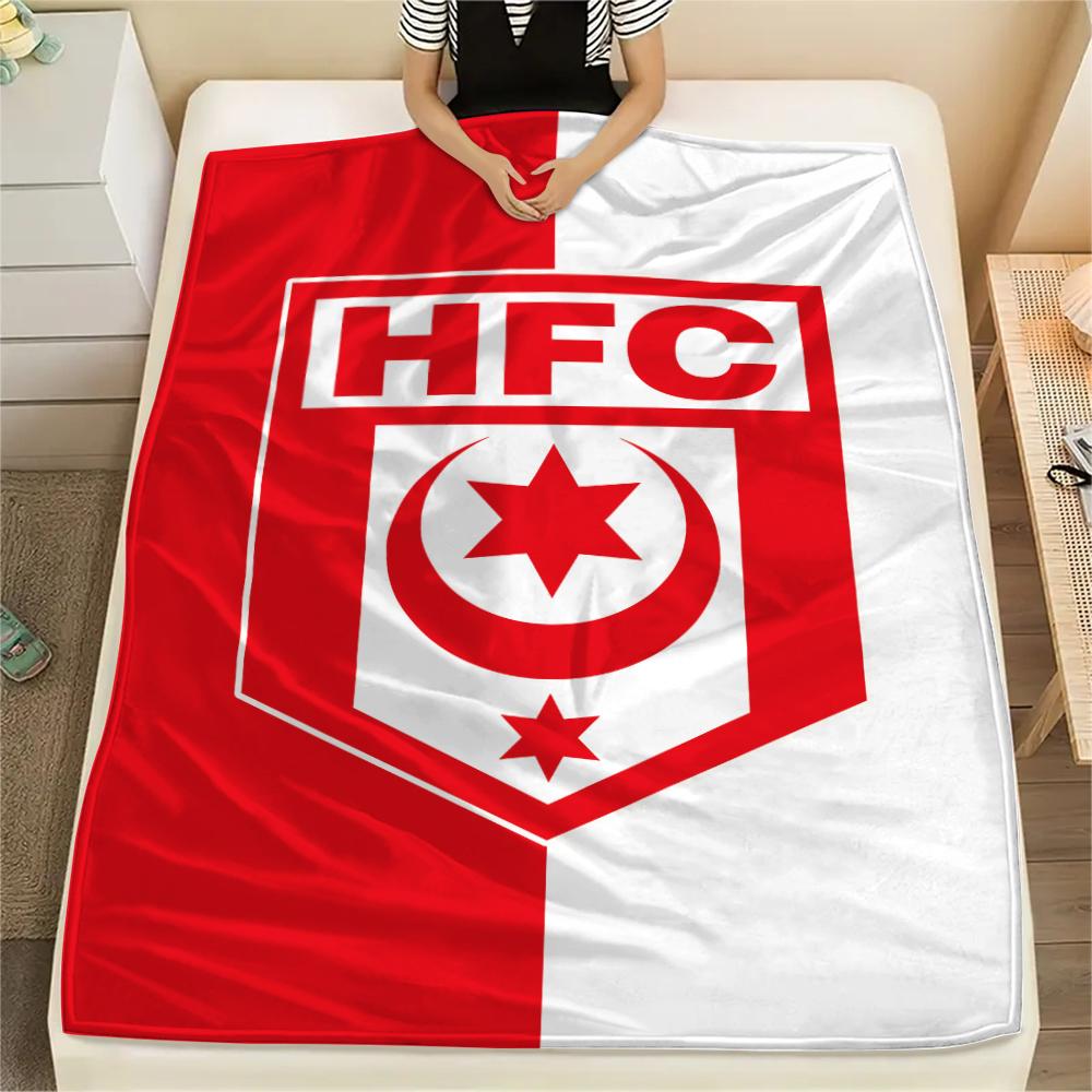 1PC Hallescher FC Print Flannel Blanket, High quality All Seasons, Home Decor, Warmth and Comfort, Perfect for Christmas Gifts