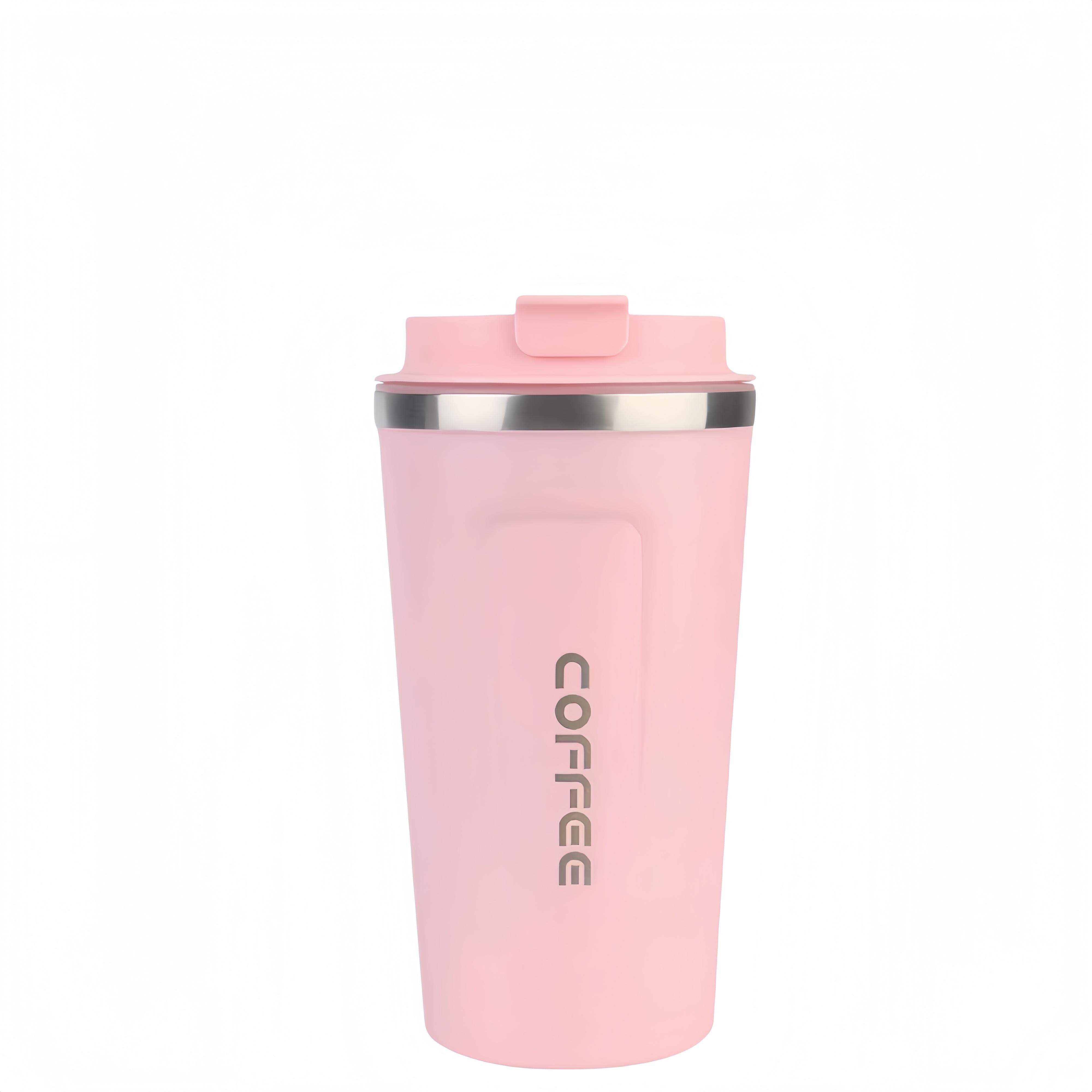 

380/510ML Thermo Cafe Coffee Mug Car Thermos Mug Leak_Proof Travel Thermo Cup for Tea Water Coffee Double Stainless Steel 380ml