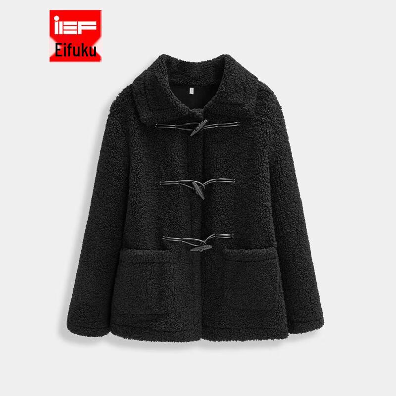 

IEF 2025 Зимнее пальто миди из искусственной овчины больших размеров 2XL