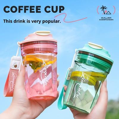 Kubek na wodę Damski Wysokiej wartości Kubek do kawy Student Duża pojemność Przenośny Kubek sportowy Męski Kubek plastikowy