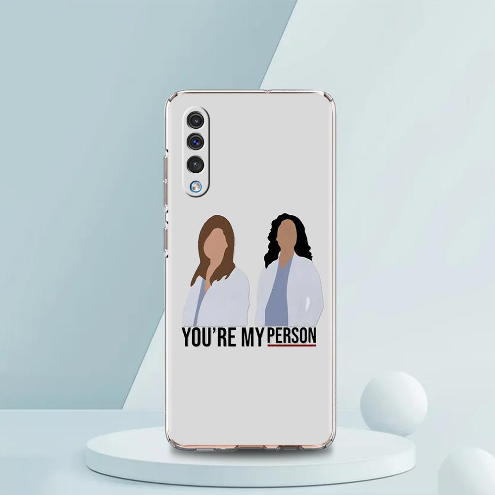 Greys Anatomy You Are My Person Case For Samsung A16 A14 A12 A22 A32 5G A34 A42 A52 A54 A50 A70 A30 A40 A20E A10S A02S A04S A06