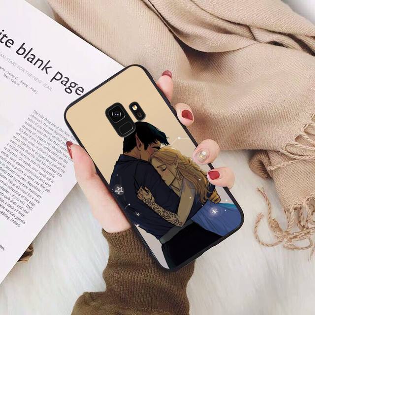 Pouzdro na telefon A Court of Mist and Fury Sarah J Maas pro Samsung Galaxy S20 S10 Plus S10E S5 S6 S7edge S8 S9 S9Plus S10lite 2020