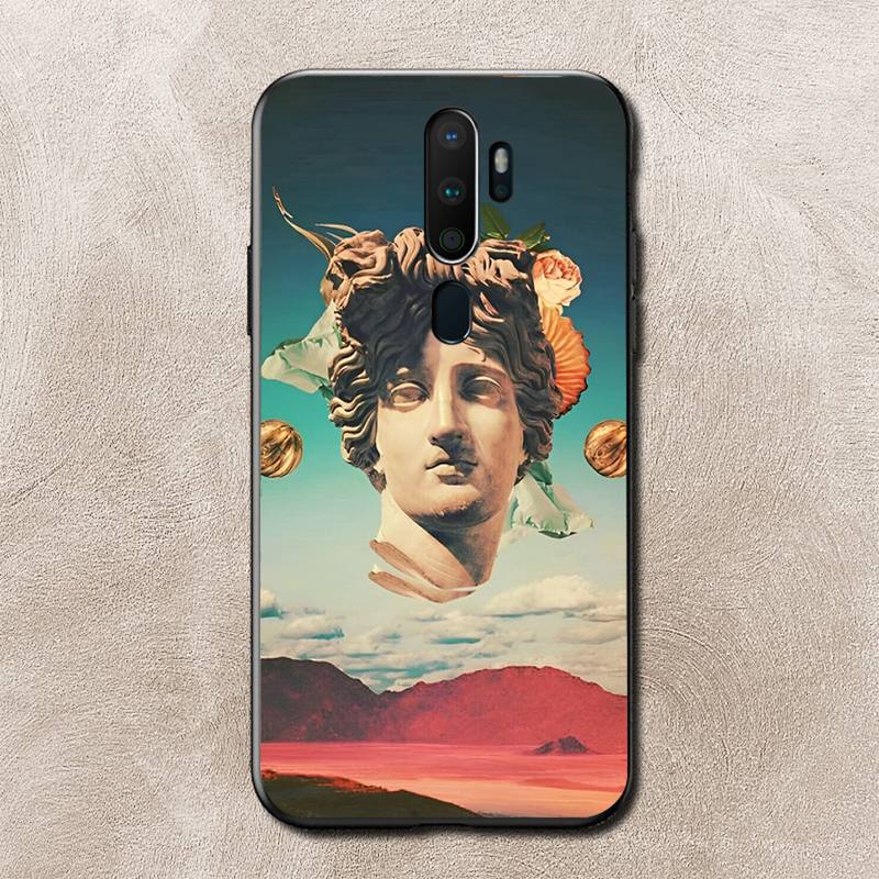 Mona Lisa Handyhülle für Vivo Y91C Y11 17 19 17 67 81 Oppo A9 2020 Realme c3