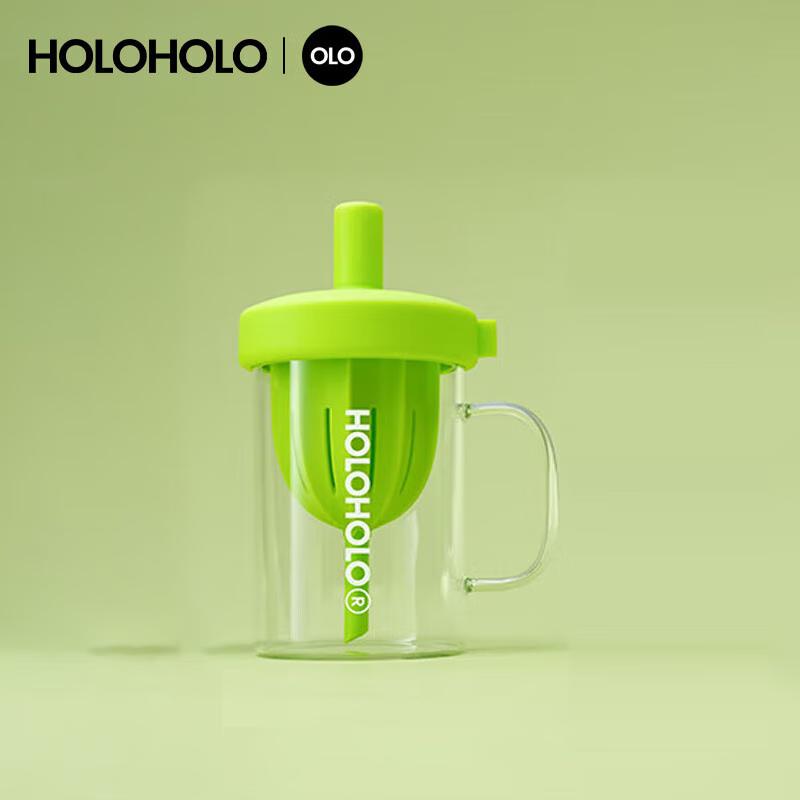 HOLOHOLO Acorn Glass Straw Cup