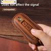 AABKR1 Leather Car Key Case Cover For Porsche Macan 911 Panamera Cayenne 2018 Replacement Boxster 986 987 981 Remote Fob Shell Keychain