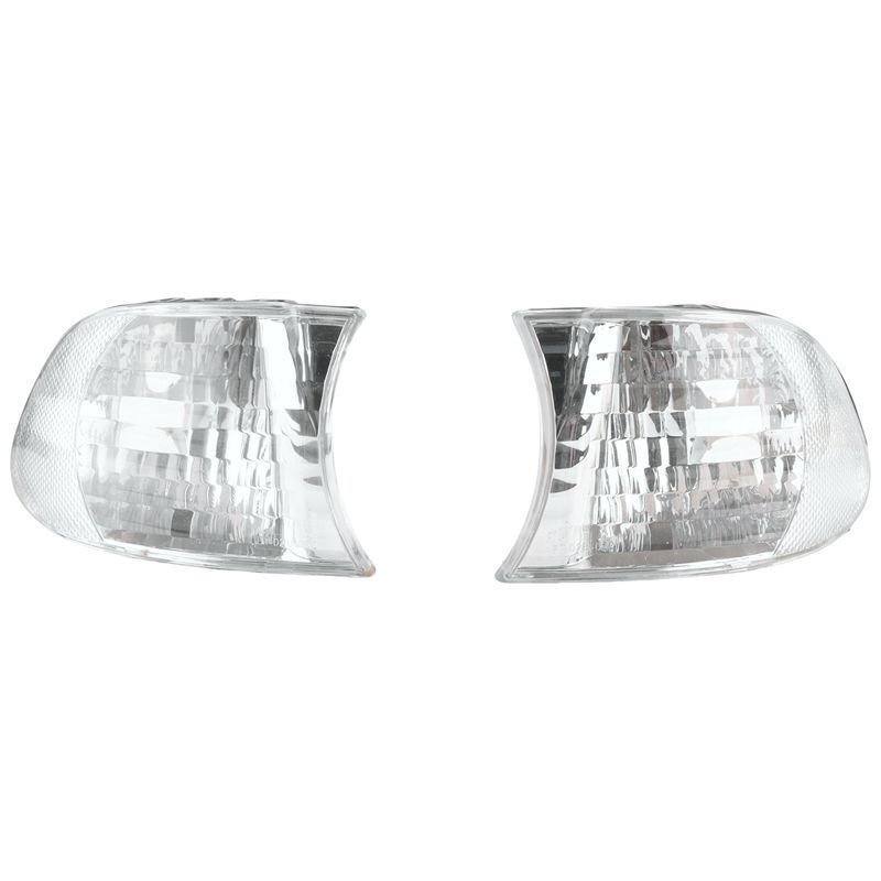 Powerful 1Pair Lens Clear Corner Lights Parking Lamps For BMW 7-Series E38 1999-2001 63138379108 63138379107 Side Turn Signals P