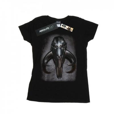 Womens/Ladies The Mandalorian Mythosaur Skull Cotton T-Shirt