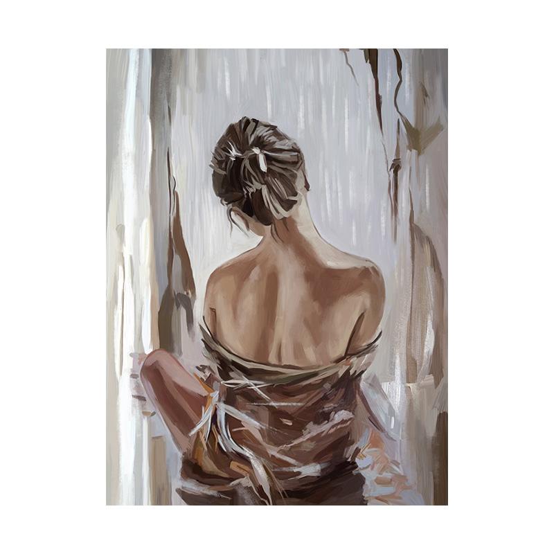 

Фигура Сексуальные Женщины Пляж Масляная Живопись Принт На Холсте Абстрактный Бохо Портрет Постеры Комната Настенное Искусство Картинки Для Домашнего Декора 50x75cm