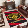 Manchester City Personalized Text Area Rug Perfect for Balcony Playrooms Study Room Kitchen Antislip Carpet Decorate Offices Gift for Festivals