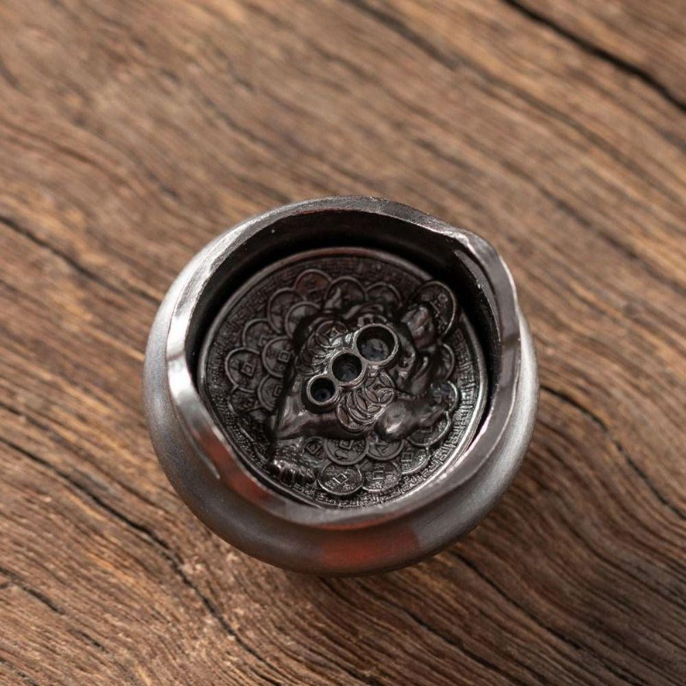 Mini Incense Burner Household Indoor Sandalwood Burner for Buddha Worship Antique Incense Burner