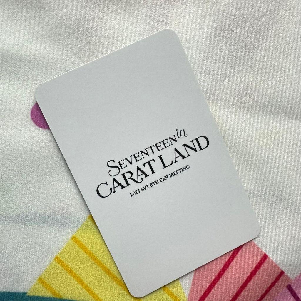 [USED] SEVENTEEN 2024CARATLAND Carat Zone Dokyeum Trading Card
