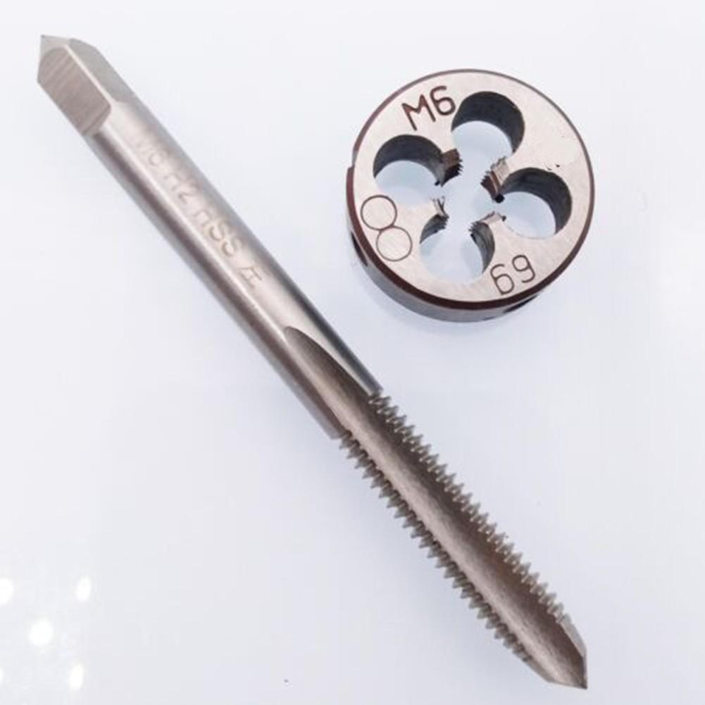 Accessories Tap & Die Fine Thread For Unalloyed Left Hand M6X1mm Metric Round Thread Tool Rustproof Components