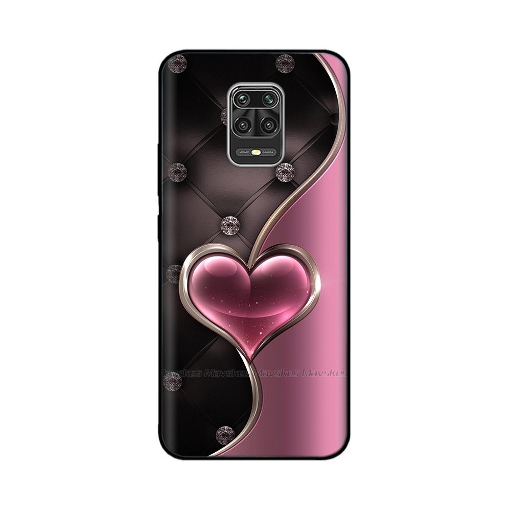 For Redmi Note 9 Pro Max Case NOTE 9S Cute Cartoon Cover Soft Silicone Phone Cases For Xiaomi Redmi Note 9 Pro Note9S Case Funda