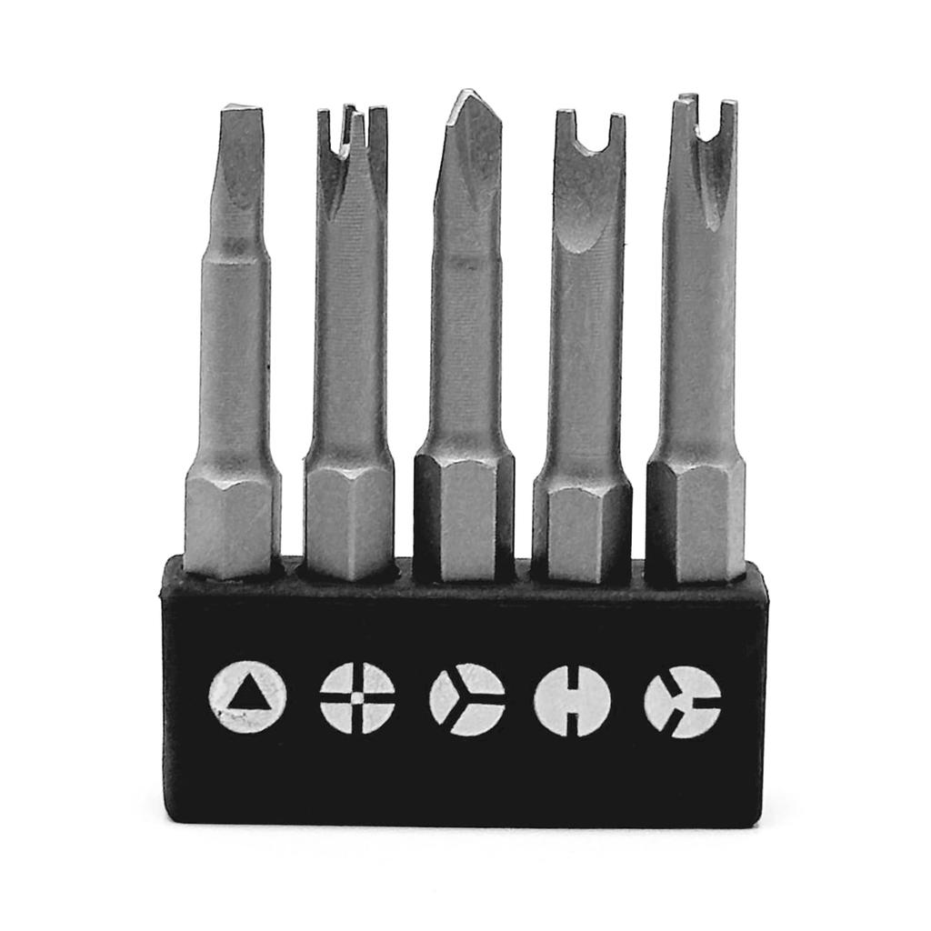 5/7/13Pcs Special Shaped Screwdriver Set 50mm U-shaped Y-Type Triangle Inner Cross Three Points Screwdriver Bit Tool Garden Tool