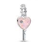 Pandora Opalescent Heart Key Dangle Charm 794427c01