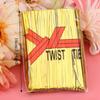 3200pcs Cake Bag 10cm Length PET Twist Ties Metallic Material Reusable Ties Bag Twist Ties Bakery Twist Tie Candy Packaging