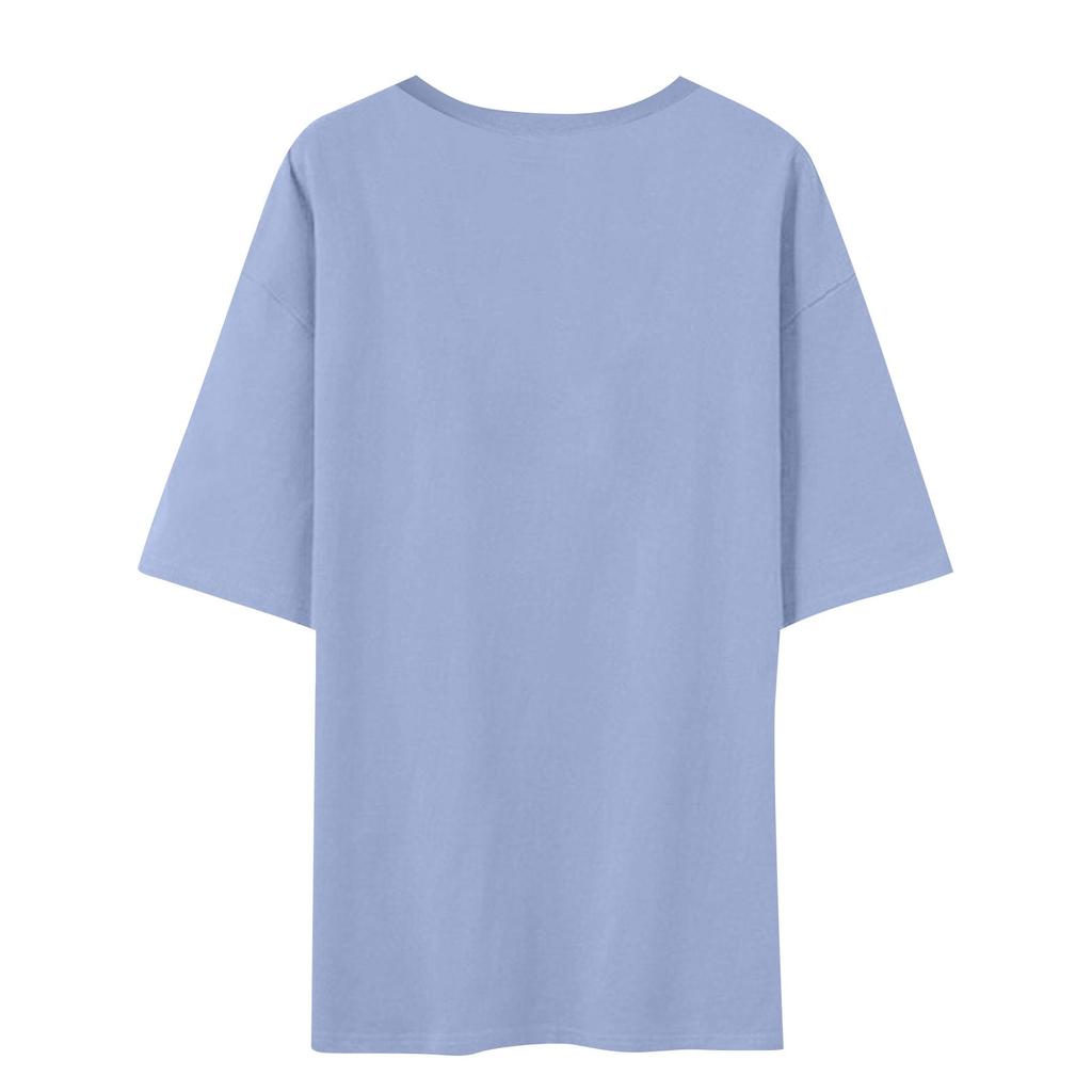 Women's T-Shirts Cute Snowflake Graphic Shirts Short Sleeve Funny Print Tee