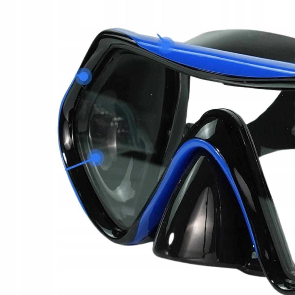 Diving Set Mask With Snorkel Fins For Swimming Sizes 38-42