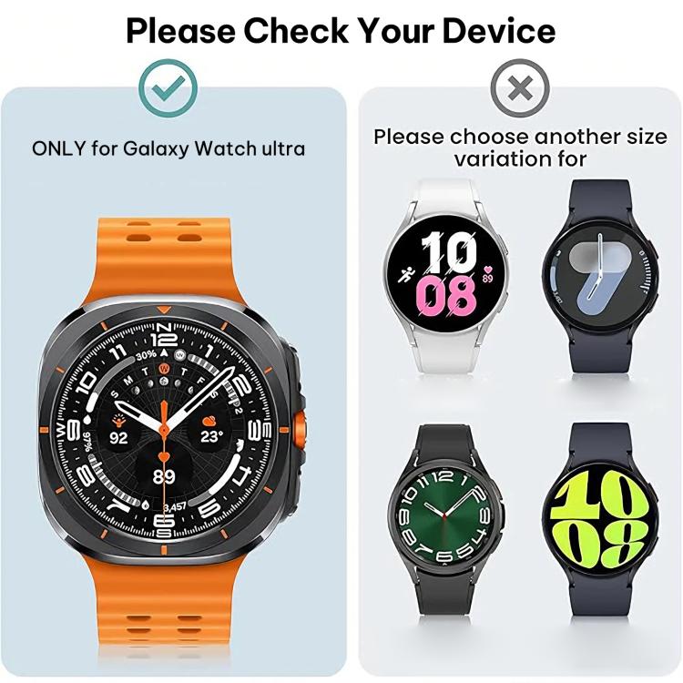 Scale‑Frame PC Hollow‑Out Shock‑Resistant Watch Protective Bumper Shell For Galaxy Watch Ultra2 2026/2025 / Ultra 1 2024