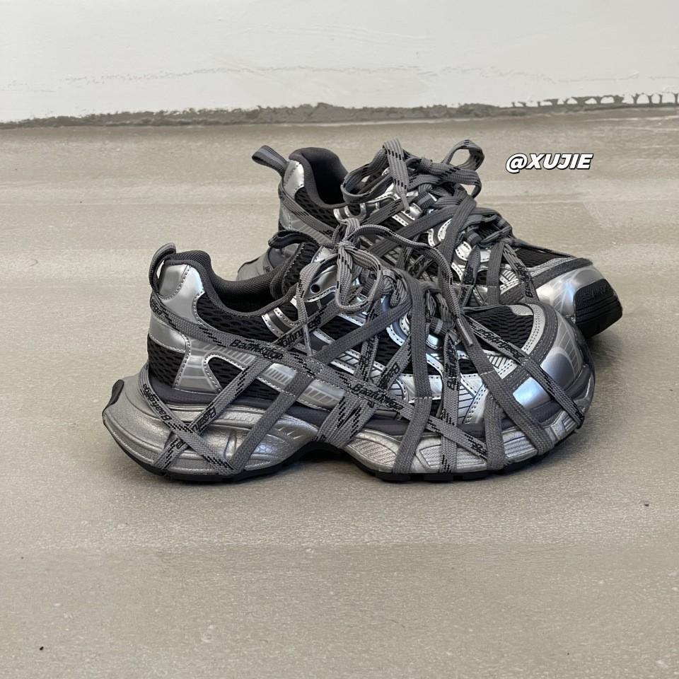 Ins super ogień paryski srebrnoszary buty taty męskie i damskie takie same modne wszechstronne trendy gruba podeszwa podwyższające buty codzienne