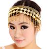1Pc Women Belly Dance Hairpin Coins Tassels Gypsy Headband Indian Dance Performance Clothing Accessories Head Chain