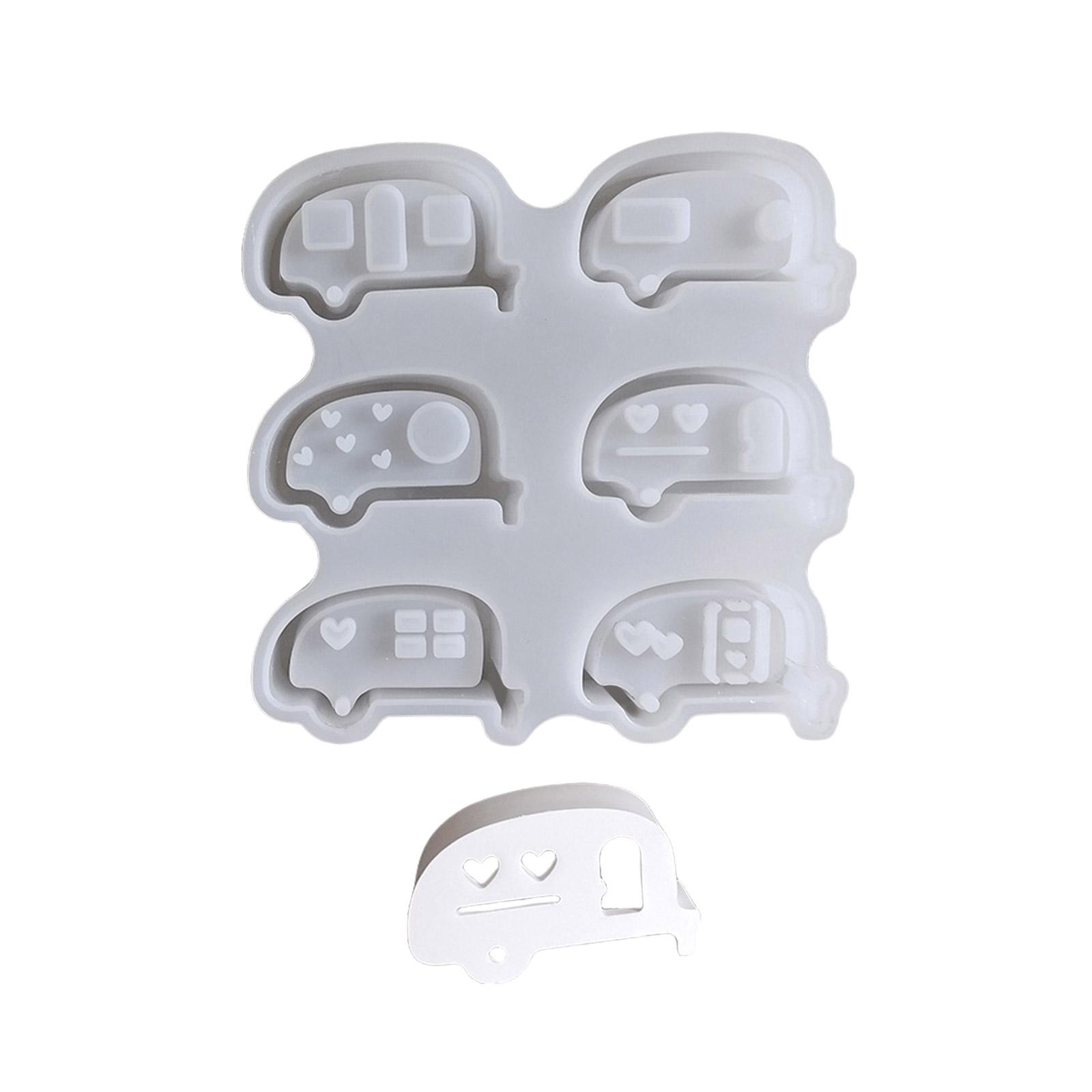 

Гибкая силиконовая форма для фестивальной домашней декорации, полая форма для подсвечника в виде автобуса, гипсовая форма для атмосферного света T2