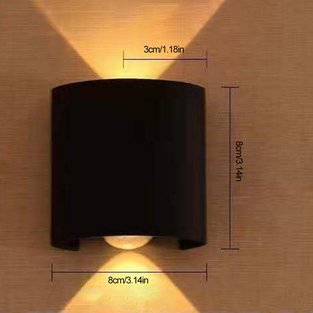 

2/4/6/8/10W LED Wall Lamp Waterproof IP65 Aluminium Interior Wall Light For Bedroom Living Room Corridor Indoor Outdoor Lighting