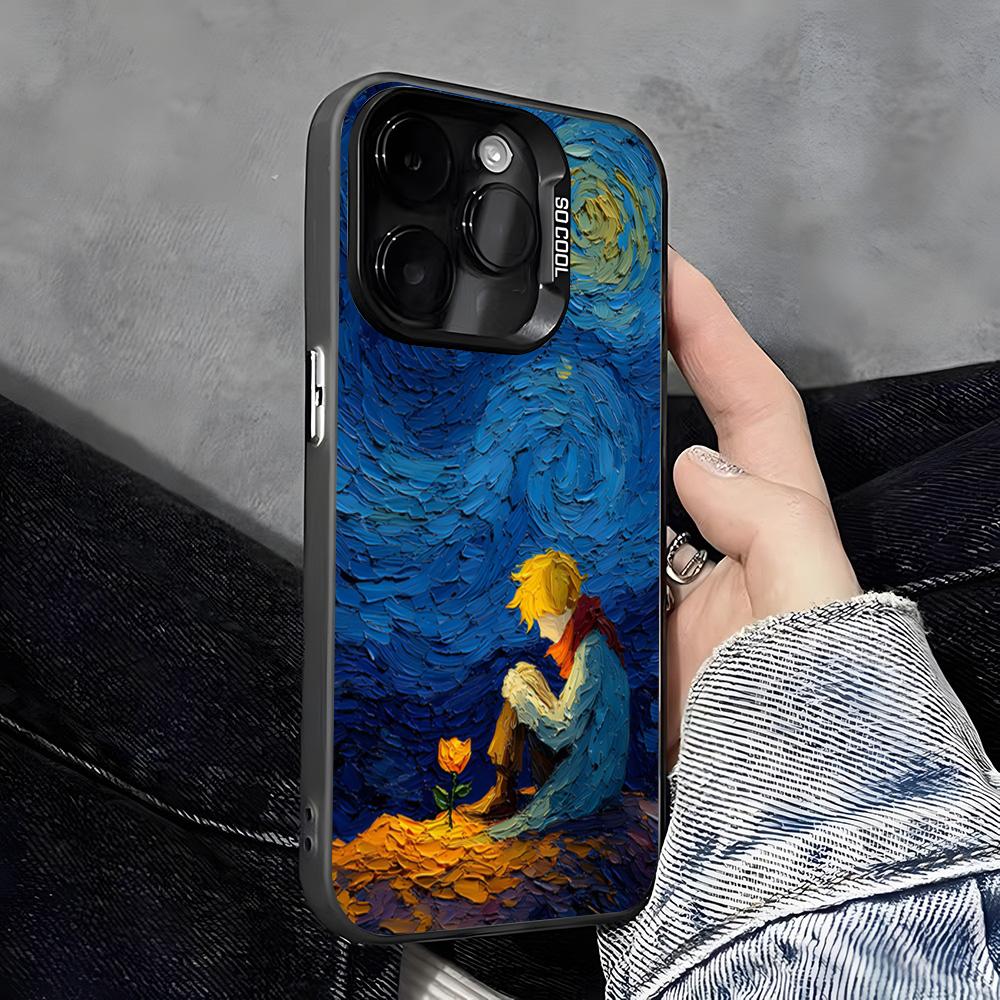 The Little P-Prince Phone Case For IPhone 17 Pro Max 16 Pro Max 15 14 13 11 12 Mini Xs X Xr 7 8 Plus Se Color Silver Cover