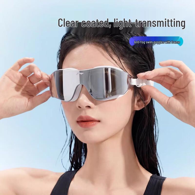 Li-Ning Unisex HD Anti-Fog Swimming Goggles & Cap Set